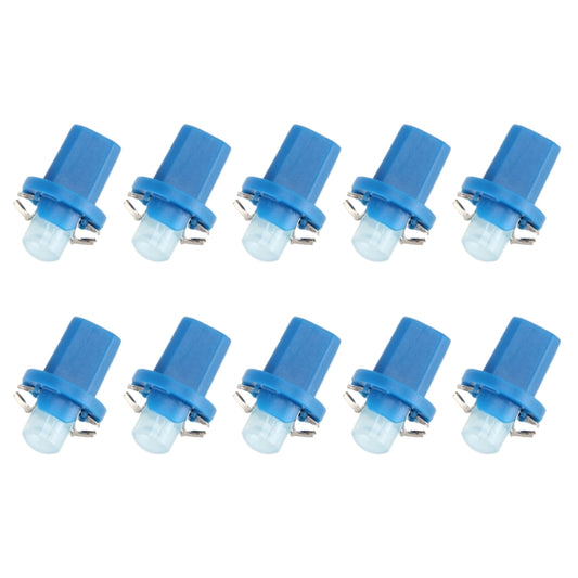 10 PCS 0.4W B8.5 Wedge Instrument Panel COB LED Light Dashboard Gauge Cluster Indicator Lamp Bulb (Blue Light) by buy2fix