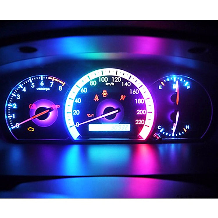 10 PCS 0.4W B8.5 Wedge Instrument Panel COB LED Light Dashboard Gauge Cluster Indicator Lamp Bulb (Red Light) by buy2fix
