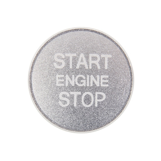 Car Engine Start Key Push Button Cover Trim Aluminum Alloy Sticker Decoration for Audi(Silver) by buy2fix