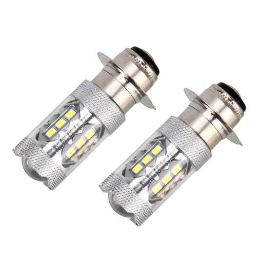 Motorcycle Headlights 250LM 6000K White H6M/PX15D 5W 16LEDs SMD-2835 Lamps, DC 12V (White Light) by buy2fix