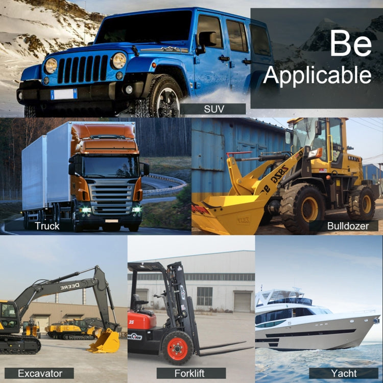 6.7W White Light Square-Shaped Waterproof Car Boat Marine Work Lights Spotlight LED Bulbs, DC 9-30V by buy2fix