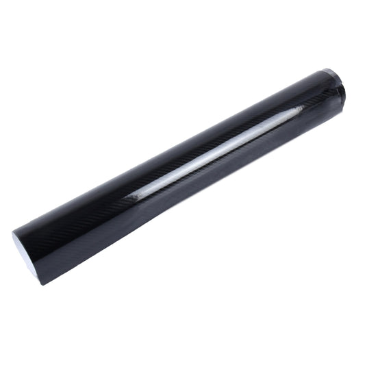 5D High Gloss Carbon Fiber Car Vinyl Wrap Sticker Decal Film Sheet Air Release, Size: 152cm x 50cm(Black) by buy2fix
