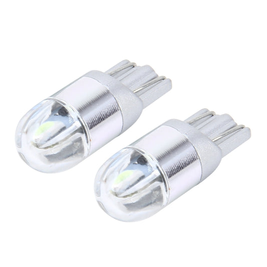 2 PCS T10 2W 2 SMD-3030 LED Car Clearance Lights Lamp, DC 12V (Ice Blue Light) by buy2fix