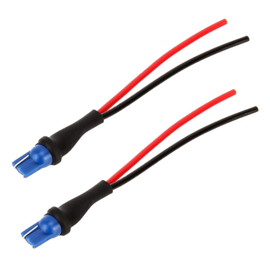 1 Pair T10 / W5W / 194 Bulb Holder Base Male Socket with Wire by buy2fix