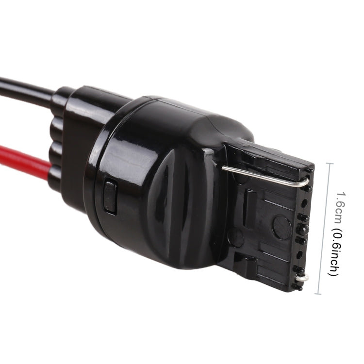 1 Pair T20 / 7440 Bulb Holder Base Male Socket with Wire by buy2fix