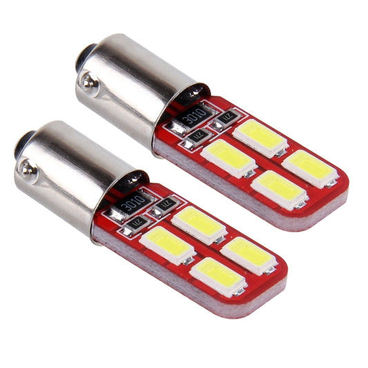 10 PCS BA9S 3W 200lm 6000K 8 SMD-5730 LEDs Car Clearance Light Lamp, DC 12V(White Light) by buy2fix
