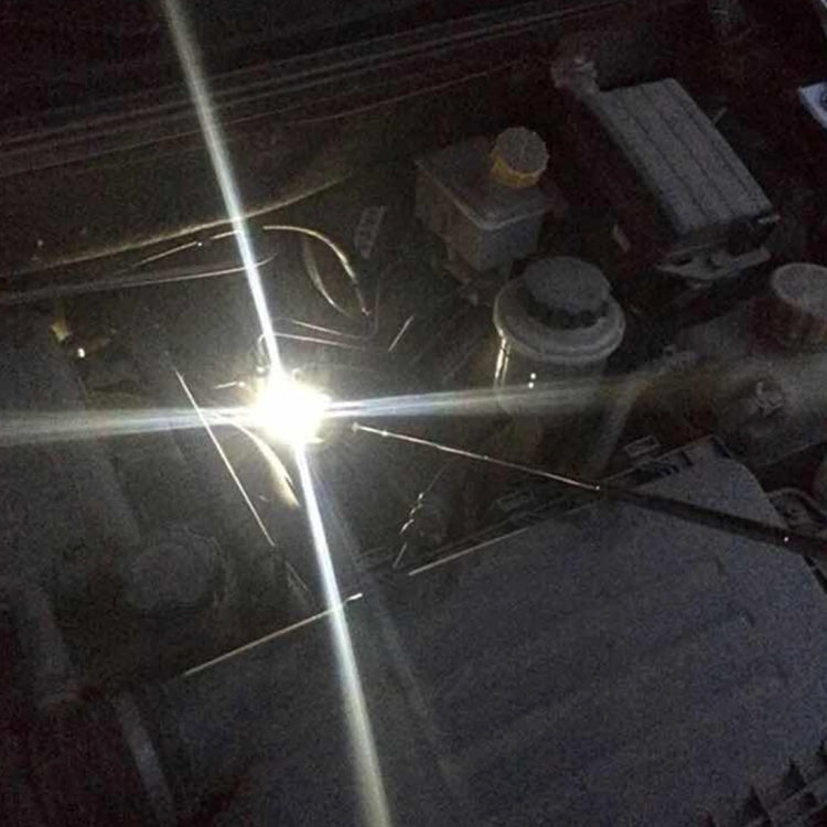 Retractable Vehicle Car Chassis Telescoping Inspection Mirror with 1 PCS 5mm LED Light, Mirror Diameter: 55mm, Max Expanding Length: 940mm by buy2fix