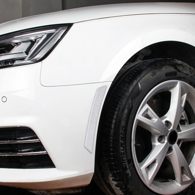 2 PCS Car-Styling Wheel Eyebrow Decorative Sticker Decorative Strip (White) by buy2fix