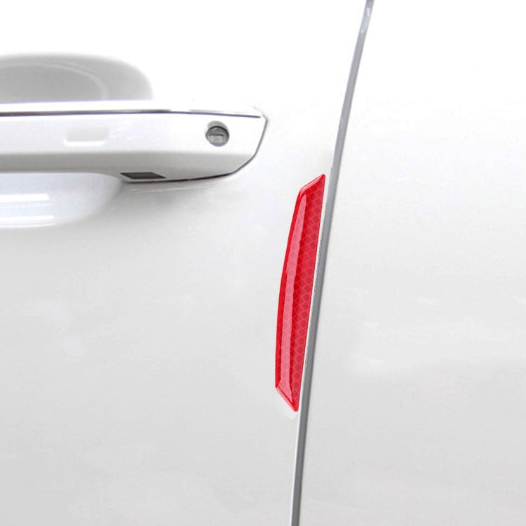 4 PCS Universal Car Door Anti-collision Strip Protection Guards Trims Stickers (Red) by buy2fix