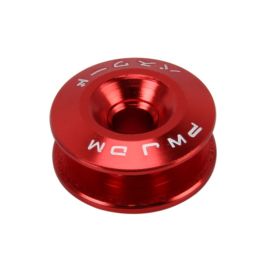 4 PCS Car Modified Screw Gaskets Bodywork Stainless Steel Gasket Bolts, Diameter: 24mm(Red) by buy2fix
