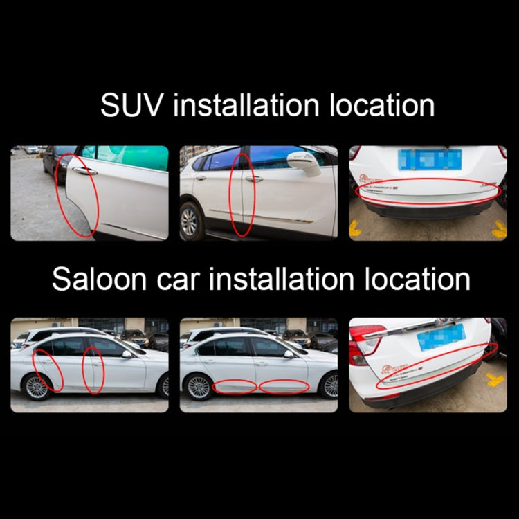 5m Rubber Car Side Door Edge Protection Wire Guards Cover Trims Stickers(Red) by buy2fix