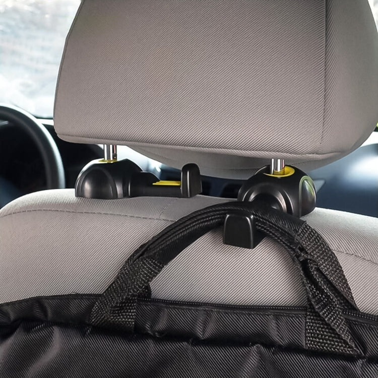 3R-2112 2 PCS Car Seat Back Convenient Hooks Bags Hanger Holder, Random Color Delivery by 3R