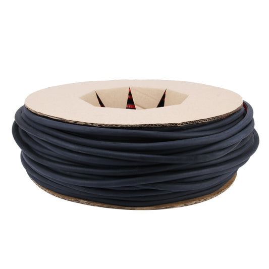 Small D-shaped Car Noise Reduction Sealing Strip with Sticker, Length: 100m by buy2fix