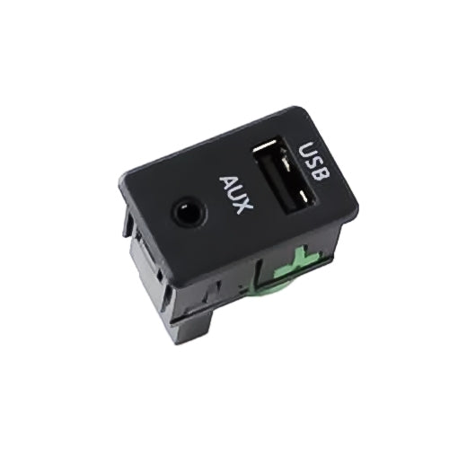 2 in 1 Car AUX & USB Adapter Switch Socket for Volkswagen Scirocco / New MAGOTAN / Touran / POLO by buy2fix