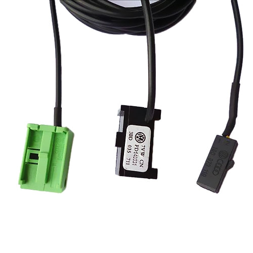 Car Bluetooth Phone Microphone Cable Wiring Harness for Volkswagen RCD510 RNS315, Cable Length: 4m by buy2fix