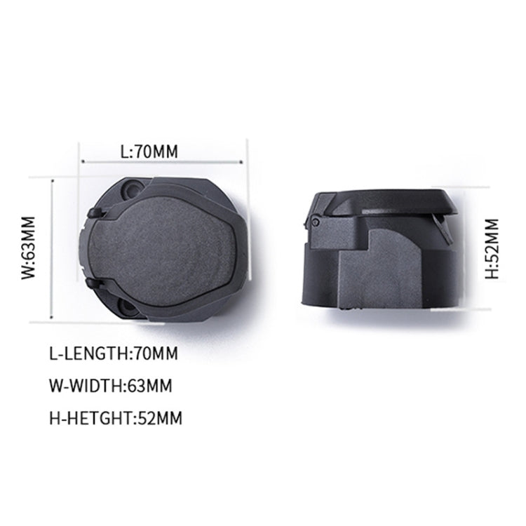 12V 7Pin Car Plug Socket Wiring Connector Adapter Car Plug Socket for Trailer / Truck / Bus, EU Plug by buy2fix