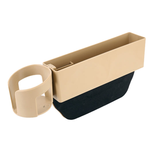 Universal Car Multi-functional Console Side Pocket Seat Gap Side Storage Box(Beige) by buy2fix