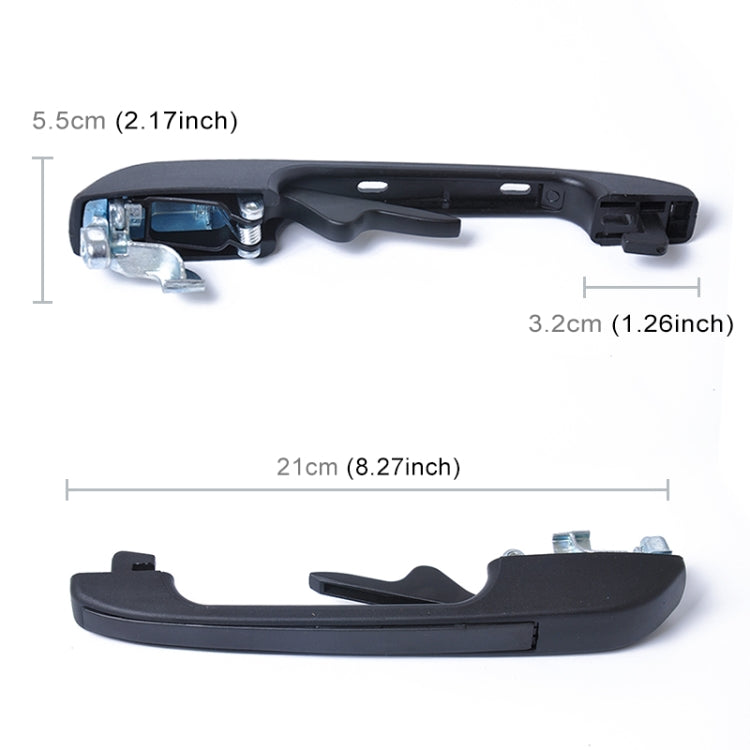 1 Set Auto Backdoor Left Right Handles 191837206 for Volkswagen Golf by buy2fix