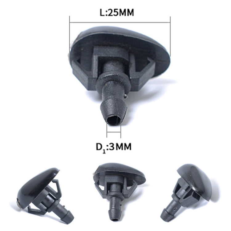 2 PCS Windshield Washer Wiper Jet Water Spray Nozzle 289313S500 / 289303S500 for Nissan Frontier (1998-2004) / Xterra (2000-2004) by buy2fix