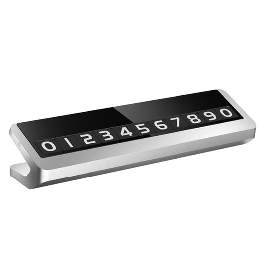 Creative Temporary Parking Card Car Sticker (Silver) by buy2fix