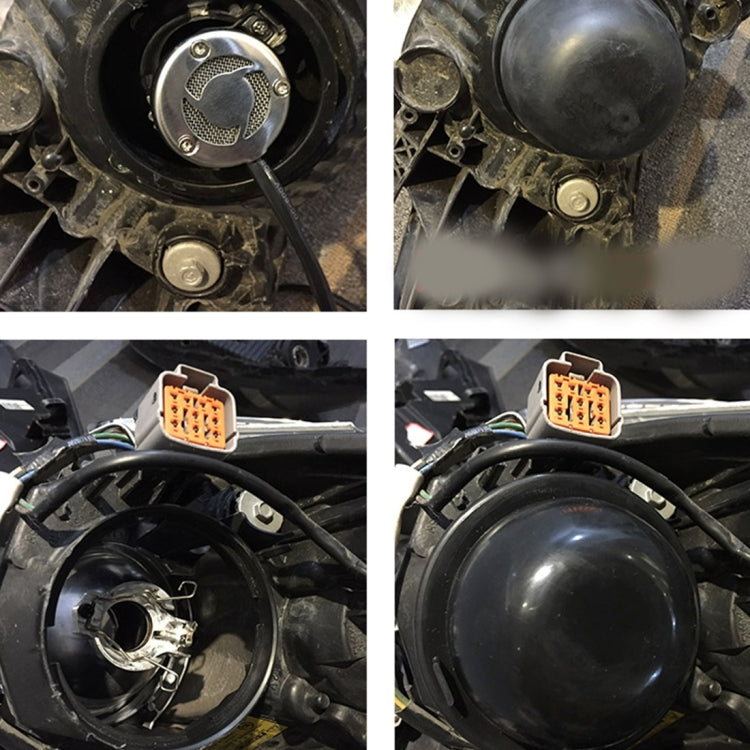 2 PCS Universal Car LED Headlight HID Xenon Lamp Silicone Dust Cover Seal Caps for Car Retrofit, Inner Diameter: 7.5cm by buy2fix