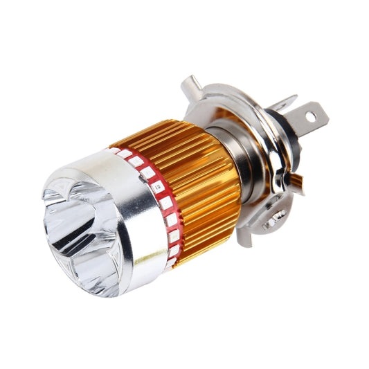 H4 9W 900 LM 6000K Static + Strobe Light Motorcycle Headlight Lamp with 3 COB White Light Lamps and Red Light+Pink Light+Blue Light LED Lamps, DC 12V by buy2fix