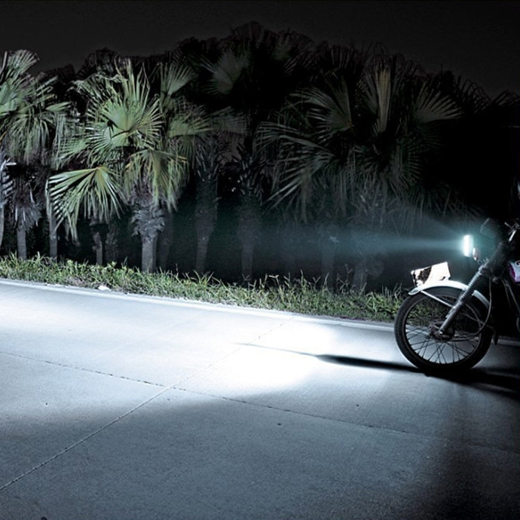 H4 9W 900 LM 6000K Static + Strobe Light Motorcycle Headlight Lamp with 3 COB White Light Lamps and Red Light+Pink Light+Blue Light LED Lamps, DC 12V by buy2fix