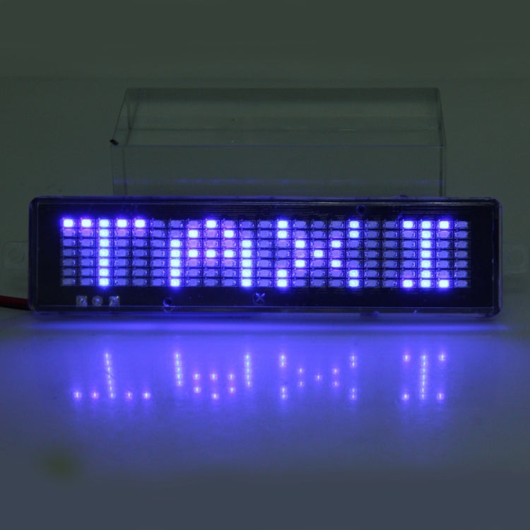 DC 12V Car LED Programmable Showcase Message Sign Scrolling Display Lighting Board with Remote Control (Blue Light) by buy2fix