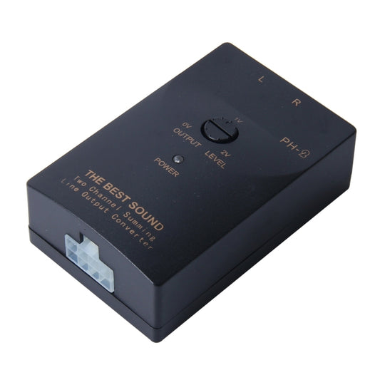 Adjustable 2 Channel RCA Line Car Auto Speaker High to Low Impedance Converter Amplifier Adapter by buy2fix