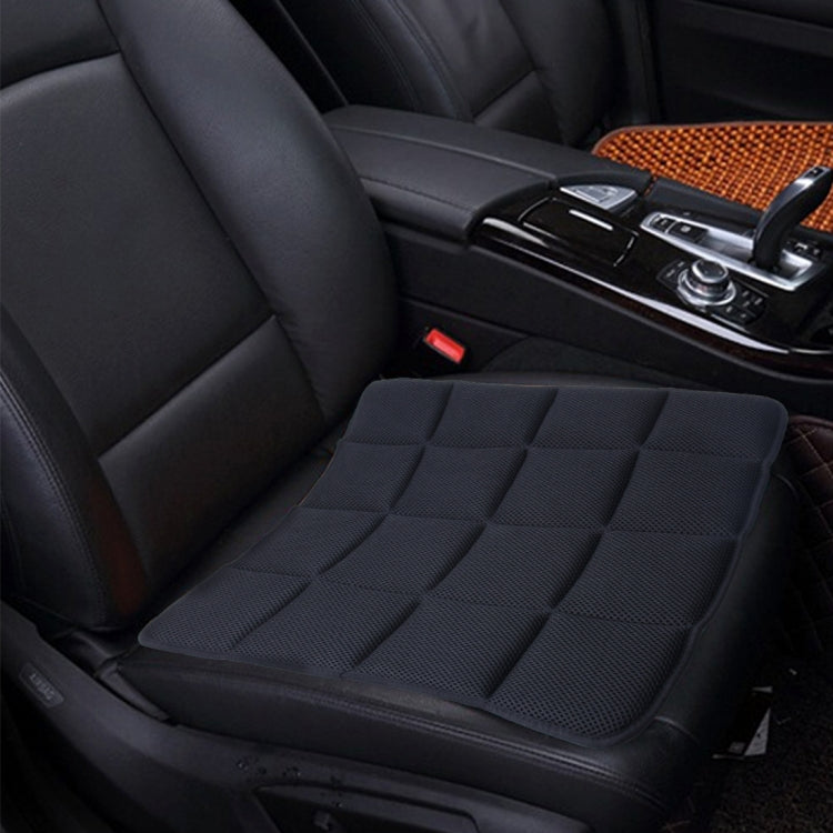 Universal Breathable Four Season Auto Ice Blended Fabric Mesh Seat Cover Cushion Pad Mat for Car Supplies Office Chair(Black) by buy2fix