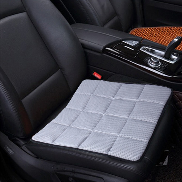 Universal Breathable Four Season Auto Ice Blended Fabric Mesh Seat Cover Cushion Pad Mat for Car Supplies Office Chair(Grey) by buy2fix