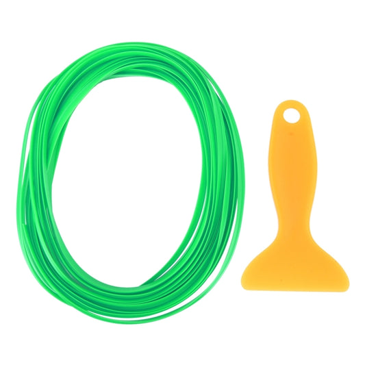 5m Flexible Trim For DIY Automobile Car Interior Moulding Trim Decorative Line Strip with Film Scraper(Green) by buy2fix