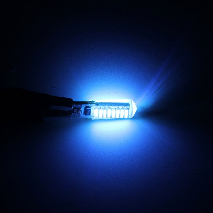 2PCS T10 3W 16 SMD-4014 LEDs Car Clearance Lights Lamp, DC 12V(Ice Blue Light) by buy2fix