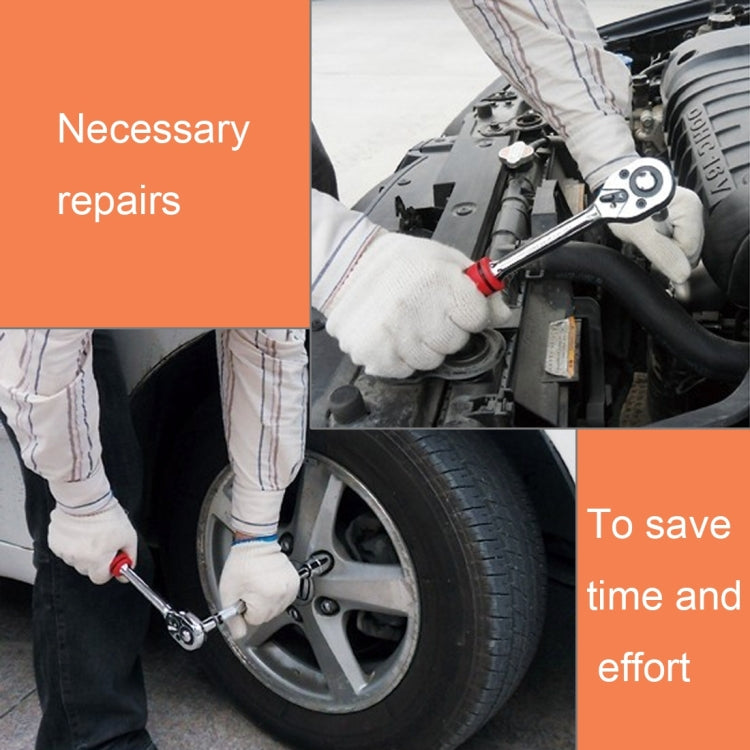 AIWA 40 PCS Automobile Motorcycle Tool Box Set Socket Wrench Sleeve Suit Hardware Auto Car Repair Tools Socket Wrenches for Precise Repair or Maintenance by buy2fix