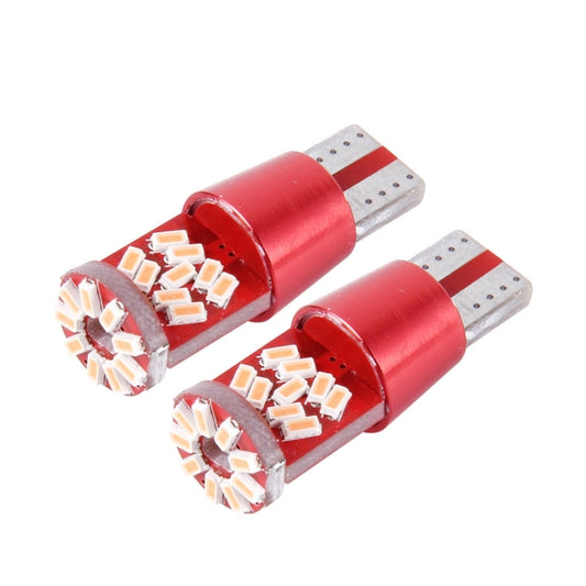 2 PCS T10 5W 27 SMD-3014 LEDs Car Clearance Light Lamp, DC 12V(Pink Light) by buy2fix