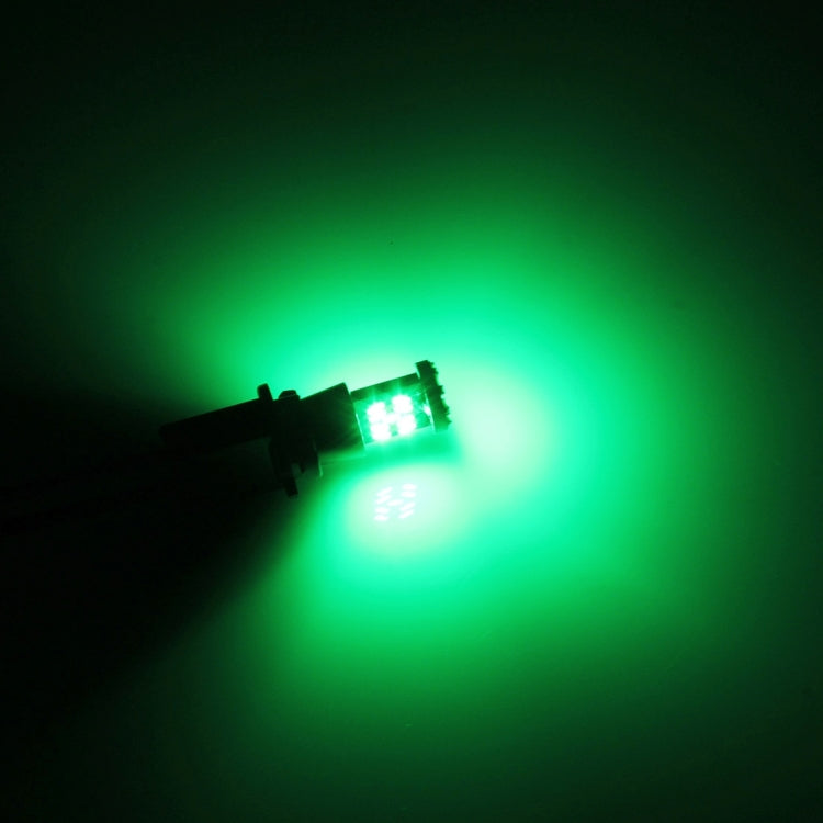 2 PCS T10 5W 27 SMD-3014 LEDs Car Clearance Light Lamp, DC 12V(Green Light) by buy2fix
