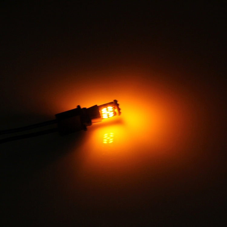2 PCS T10 5W 27 SMD-3014 LEDs Car Clearance Light Lamp, DC 12V(Yellow Light) by buy2fix