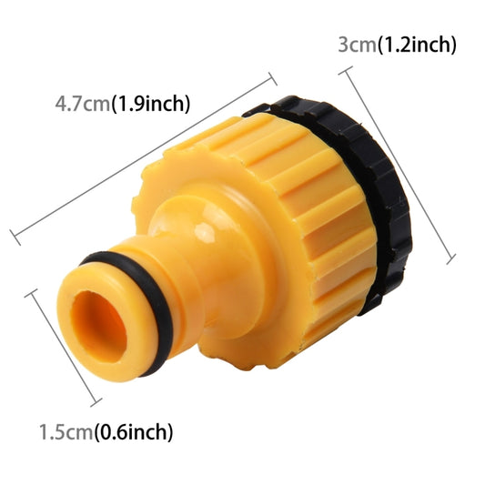 Universal Standard Faucet Hose Connector Quick Connector Washing Machine Water Cannons and A Garden Lawn Sprinkler System Pipe Suit for 1/2inch and 3/4inch Pipe by buy2fix