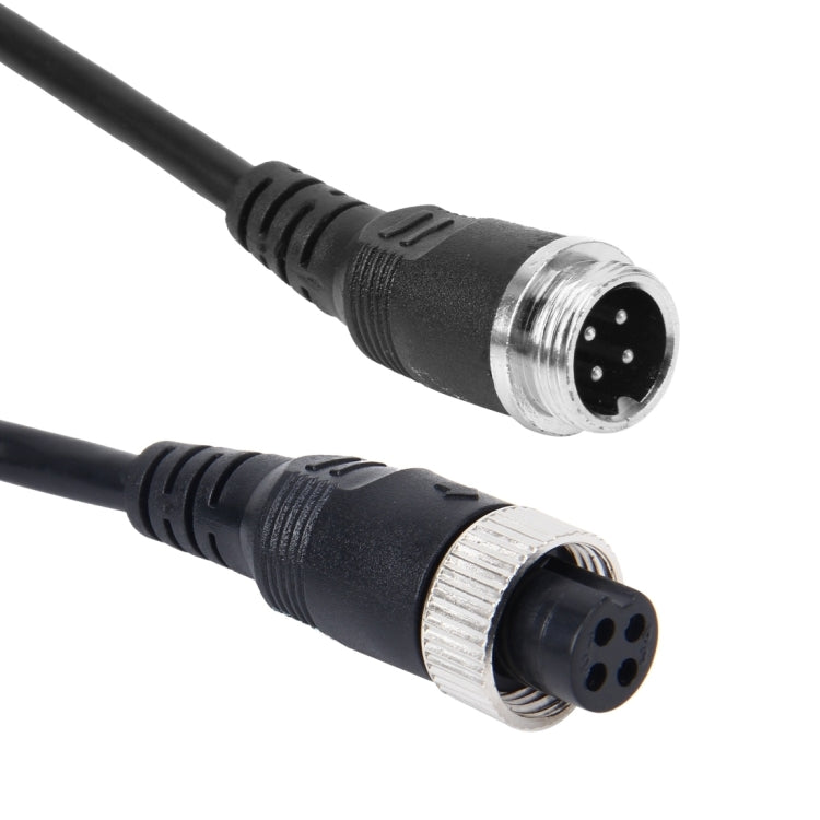 10m M12 4P Aviation Connector Video Audio Extend Cable for CCTV Camera DVR by buy2fix