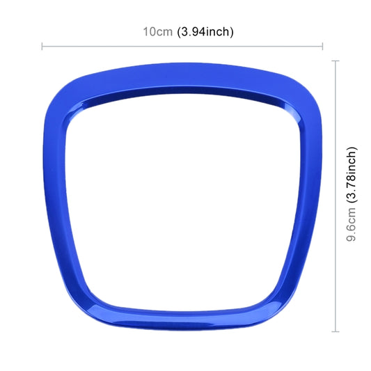 Car Auto Steering Wheel Decorative Ring Cover Trim Sticker Decoration for Audi(Blue) by buy2fix