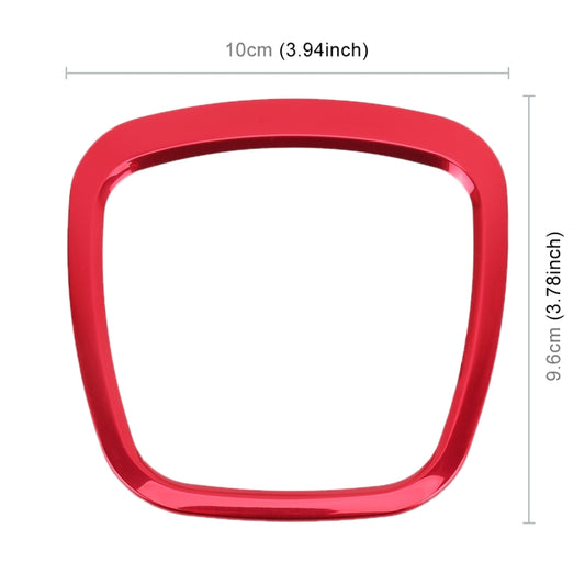 Car Auto Steering Wheel Decorative Ring Cover Trim Sticker Decoration for Audi(Red) by buy2fix
