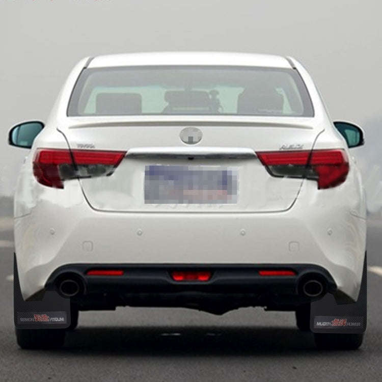 A Pair 3D Carbon Universal Racing Mudflaps Mud Guard Mudguards Fender by buy2fix