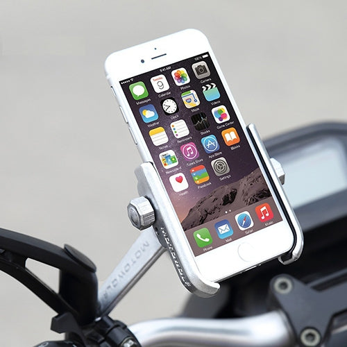 Motorcycle Rear View Mirror Aluminum Alloy Phone Bracket, Suitable for 4-6 inch Device(Black) by buy2fix