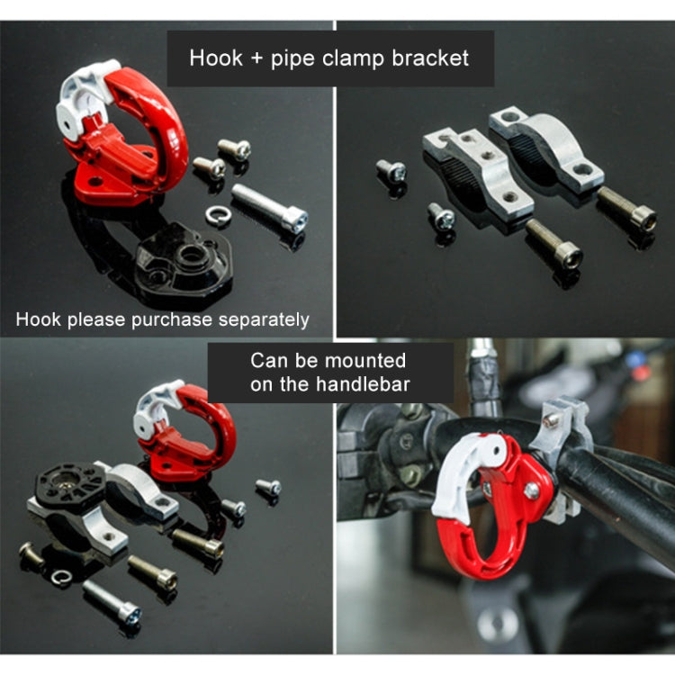 Durable Aluminum Alloy Hook Clip for Motorcycle / Bicycle by buy2fix