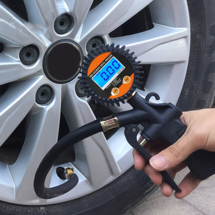 Car Digital LCD Display Tire Air Pressure Inflator Gauge Vehicle Tester Inflation Monitoring by buy2fix