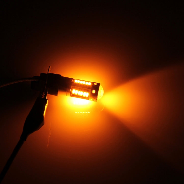 2 PCS H3 10W 30 SMD-4014 LEDs Car Fog Light, DC 12V(Orange Light) by buy2fix