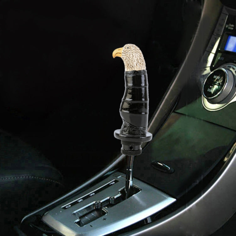 Universal Car Eagle Shape Metal Gear Shift Knob Modified Car Auto Transmission Shift Lever Knob(Black) by buy2fix