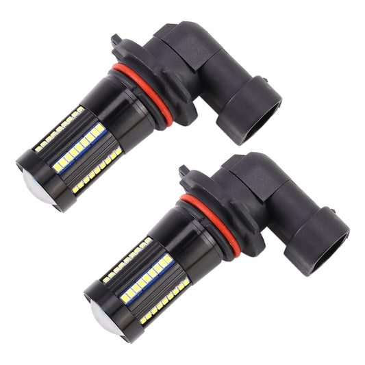 2 PCS 9006 DC9-16V / 8.2W / 6000K / 655LM Car Auto Fog Light 66LEDs SMD-2016 Lamps by buy2fix