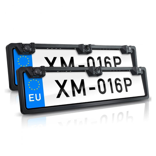 PZ600L-2 Europe Car License Plate Frame Front Rear View Camera by buy2fix
