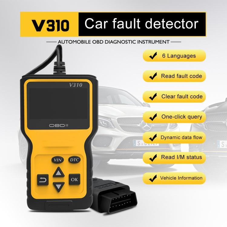 V310 Car Handheld V1.1 OBD2 Fault Detector OBD2 Diagnostic Tool by buy2fix